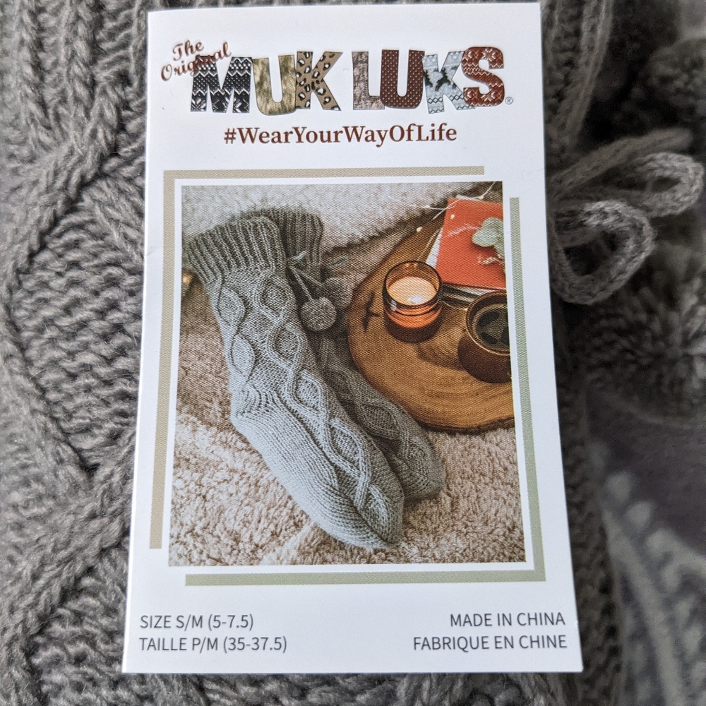 NWT Muk LUKS Slipper socks
